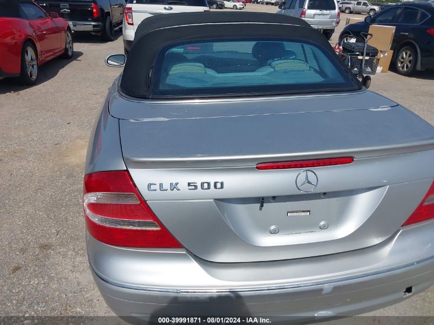 2005 Mercedes-Benz Clk 500 VIN: WDBTK75J55F140663 Lot: 39991871