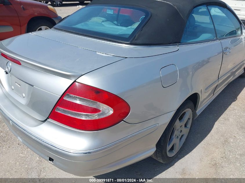 2005 Mercedes-Benz Clk 500 VIN: WDBTK75J55F140663 Lot: 39991871