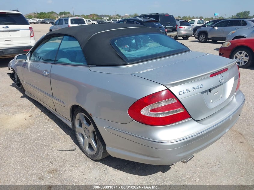 2005 Mercedes-Benz Clk 500 VIN: WDBTK75J55F140663 Lot: 39991871