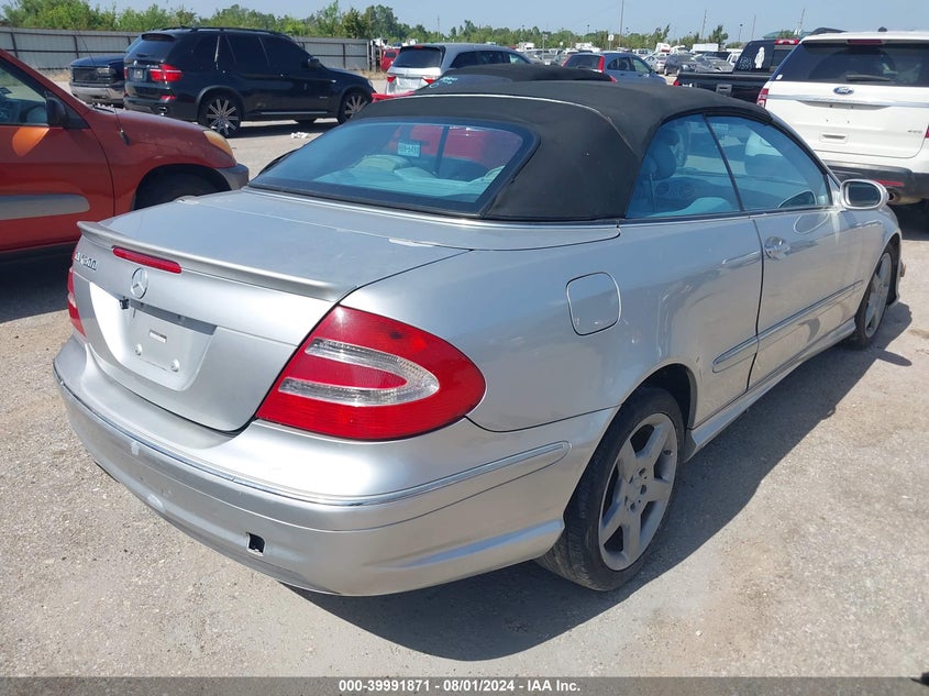 2005 Mercedes-Benz Clk 500 VIN: WDBTK75J55F140663 Lot: 39991871