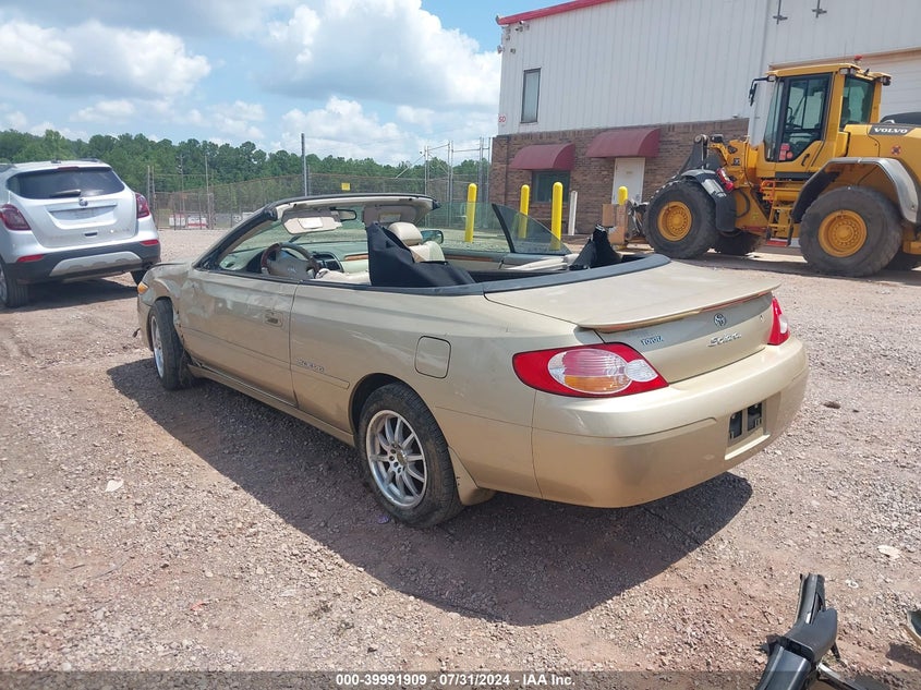 2003 Toyota Camry Solara Se/Sle VIN: 2T1FF28P53C609777 Lot: 39991909