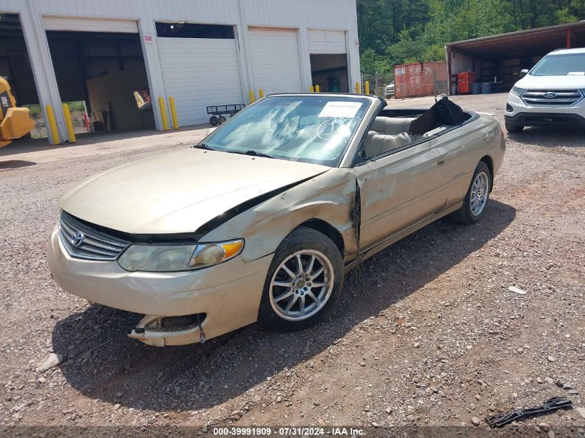 2003 Toyota Camry Solara Sle V6 VIN: 2T1FF28P53C609777 Lot: 39991909