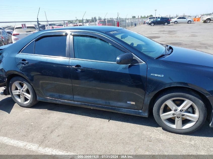 2014 Toyota Camry Hybrid Se Limited Edition VIN: 4T1BD1FK1EU134961 Lot: 39991925