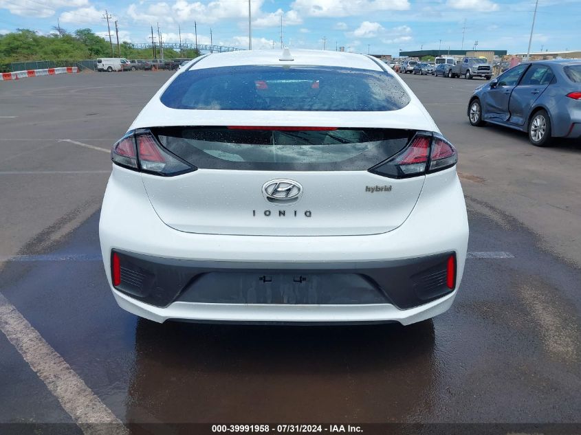 2020 Hyundai Ioniq Hybrid Sel VIN: KMHC85LC6LU195815 Lot: 39991958