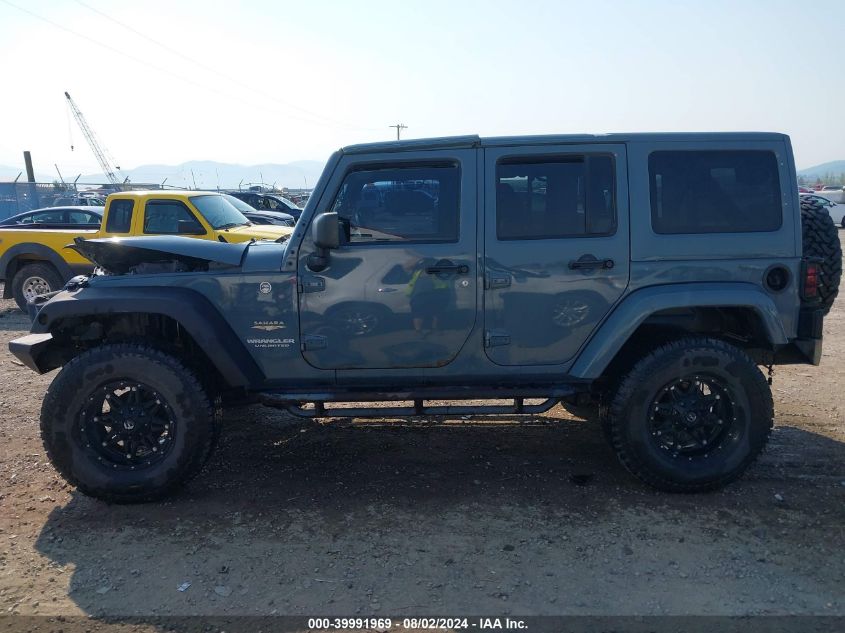 2014 Jeep Wrangler Unlimited Sahara VIN: 1C4BJWEG5EL141134 Lot: 39991969