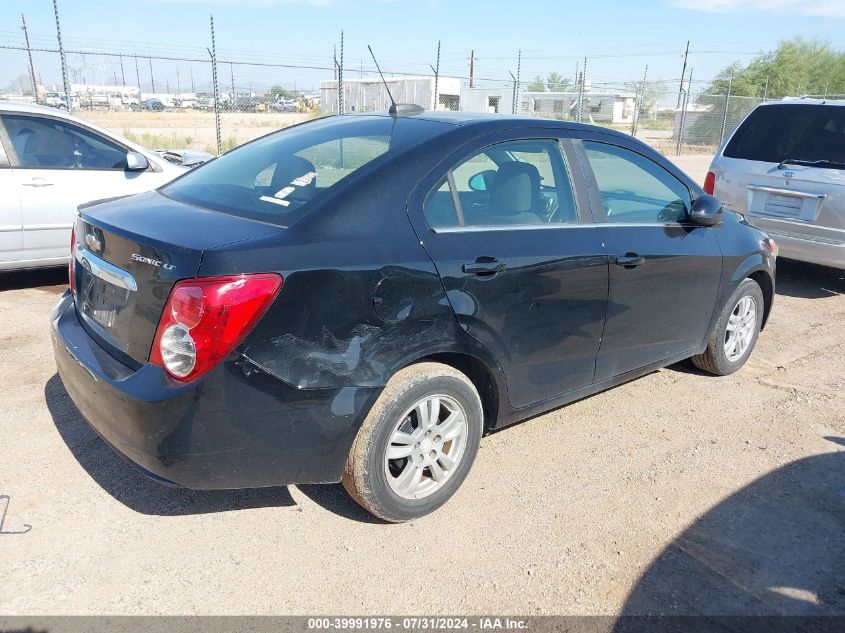 2016 Chevrolet Sonic Lt Auto VIN: 1G1JC5SH4G4105437 Lot: 39991976