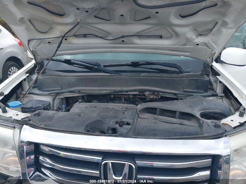 2012 Honda Pilot Ex-L VIN: 5FNYF4H55CB029265 Lot: 39991977