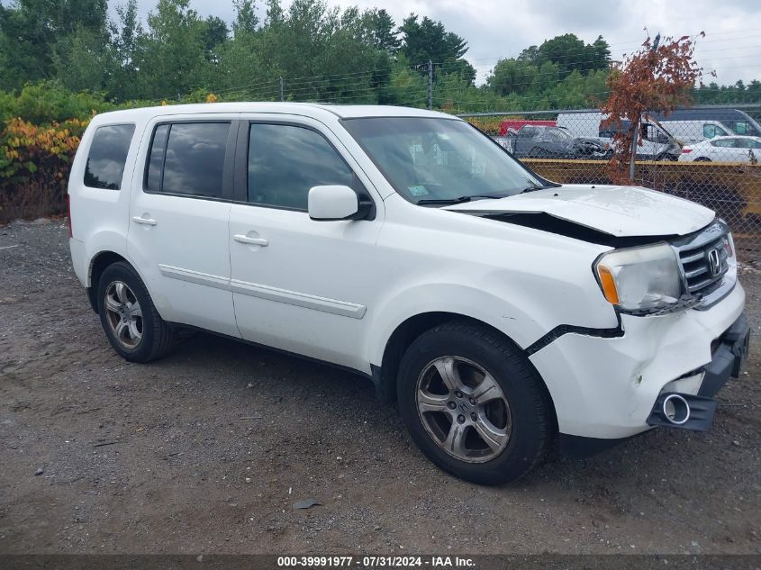 2012 Honda Pilot Ex-L VIN: 5FNYF4H55CB029265 Lot: 39991977
