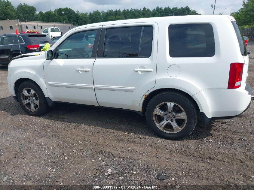 2012 Honda Pilot Ex-L VIN: 5FNYF4H55CB029265 Lot: 39991977