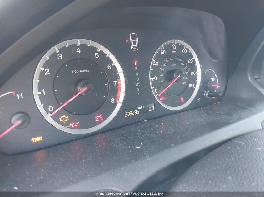 2009 Honda Accord 2.4 Lx VIN: 1HGCP26359A184169 Lot: 39992010