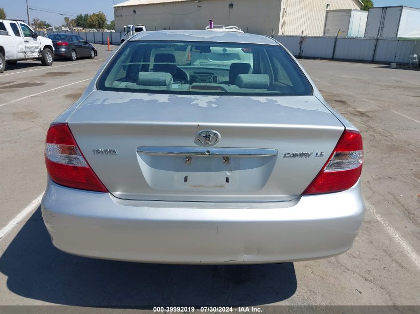 2003 Toyota Camry Le VIN: 4T1BE32K53U710269 Lot: 39992019