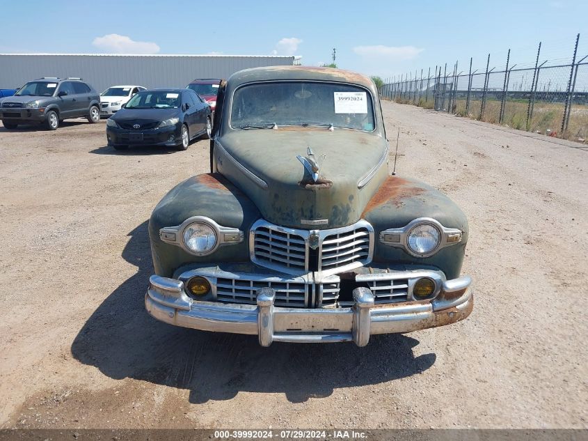 1947 Lincoln Zephyr VIN: 000000876H7327521 Lot: 39992024