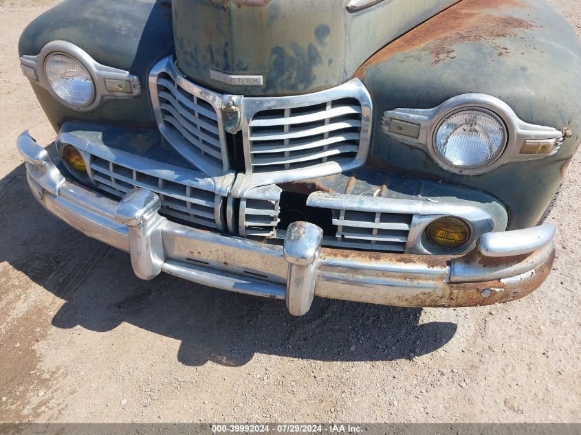 1947 Lincoln Zephyr VIN: 000000876H7327521 Lot: 39992024