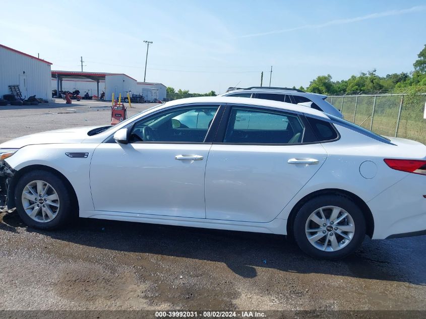 2019 Kia Optima Lx VIN: 5XXGT4L31KG276353 Lot: 39992031