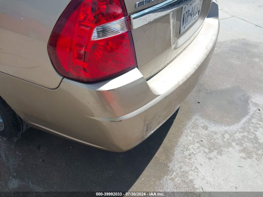 2006 Chevrolet Malibu Lt VIN: 1G1ZT51F46F296542 Lot: 39992033