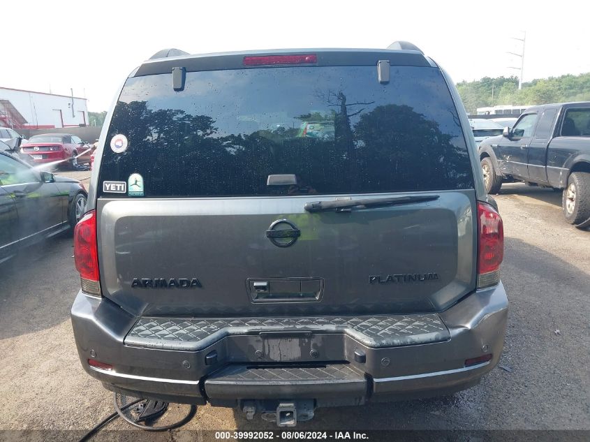 2011 Nissan Armada Platinum VIN: 5N1AA0NEXBN623603 Lot: 39992052