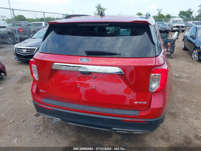 2022 Ford Explorer Xlt VIN: 1FMSK8DH6NGB43174 Lot: 39992083