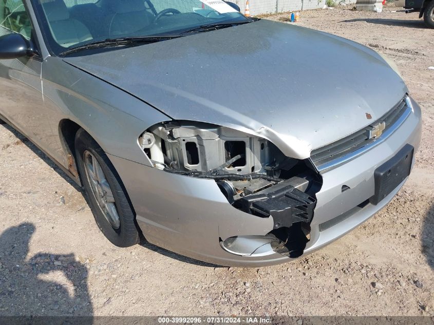 2006 Chevrolet Monte Carlo Ls VIN: 2G1WJ15K769227409 Lot: 39992096