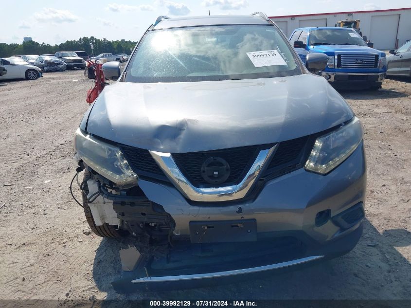 2016 Nissan Rogue Sv VIN: 5N1AT2MVXGC923085 Lot: 39992129