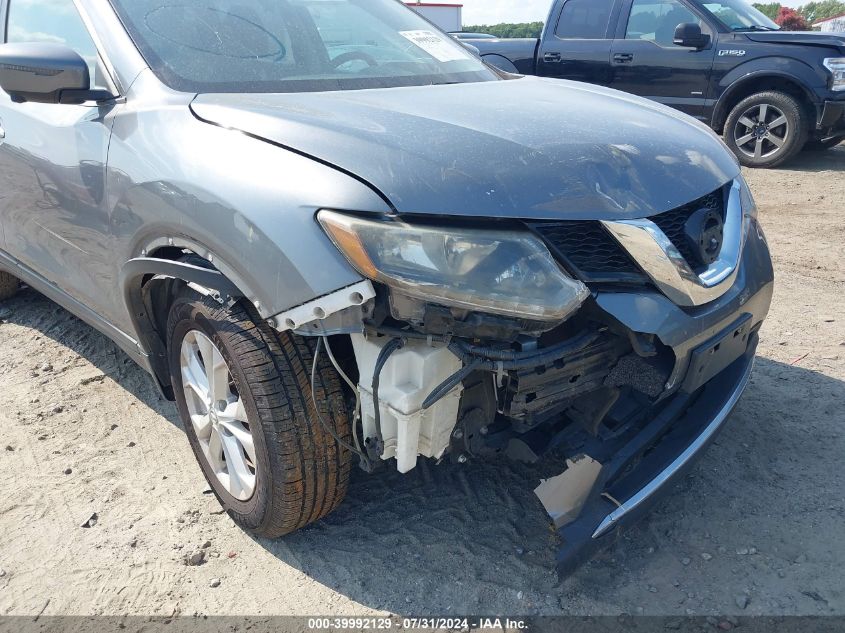 2016 Nissan Rogue Sv VIN: 5N1AT2MVXGC923085 Lot: 39992129