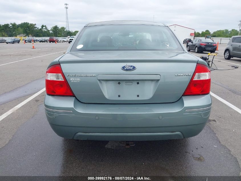 2005 Ford Five Hundred Limited VIN: 1FAFP25115G171010 Lot: 39992176