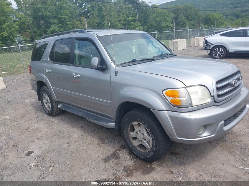 2001 Toyota Sequoia Limited V8 VIN: 5TDBT48AX1S032487 Lot: 39992194