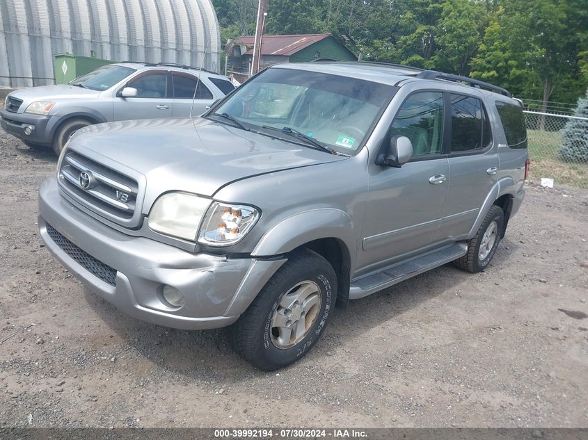2001 Toyota Sequoia Limited V8 VIN: 5TDBT48AX1S032487 Lot: 39992194