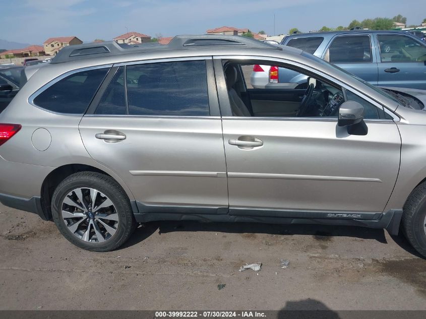 2015 Subaru Outback 2.5I Limited VIN: 4S4BSAJC4F3231245 Lot: 39992222