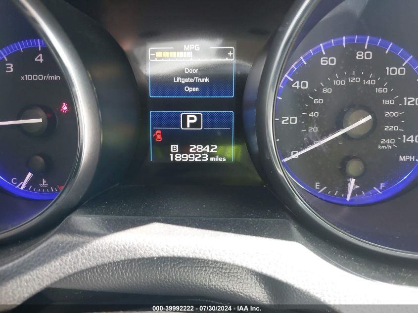 2015 Subaru Outback 2.5I Limited VIN: 4S4BSAJC4F3231245 Lot: 39992222