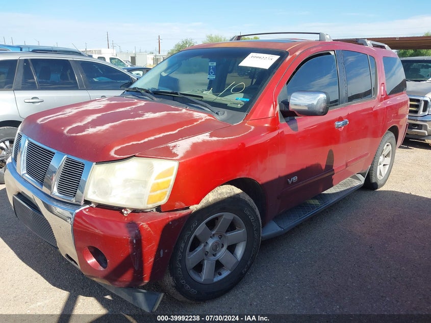 2005 Nissan Armada Le VIN: 5N1AA08A15N732819 Lot: 39992238