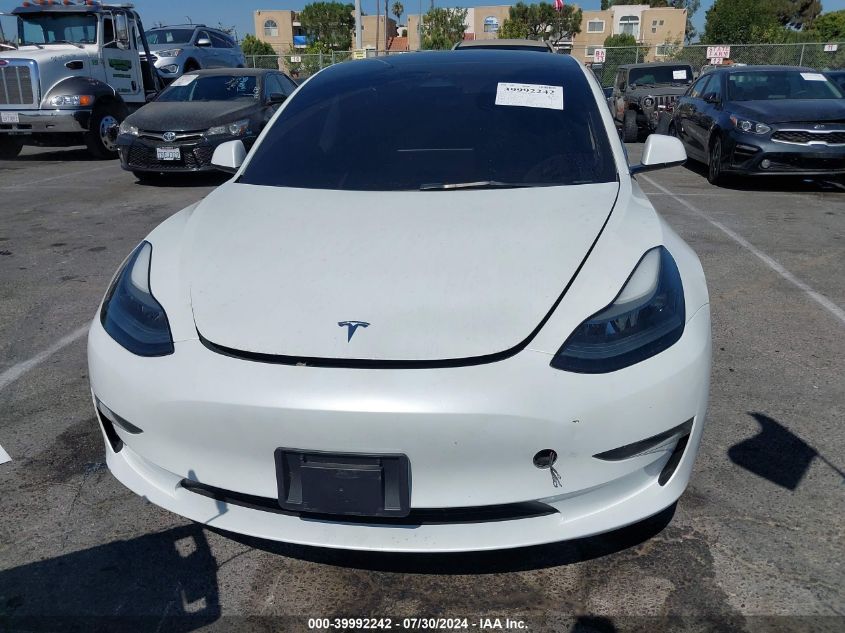 2023 Tesla Model 3 Rear-Wheel Drive VIN: 5YJ3E1EA0PF477481 Lot: 39992242