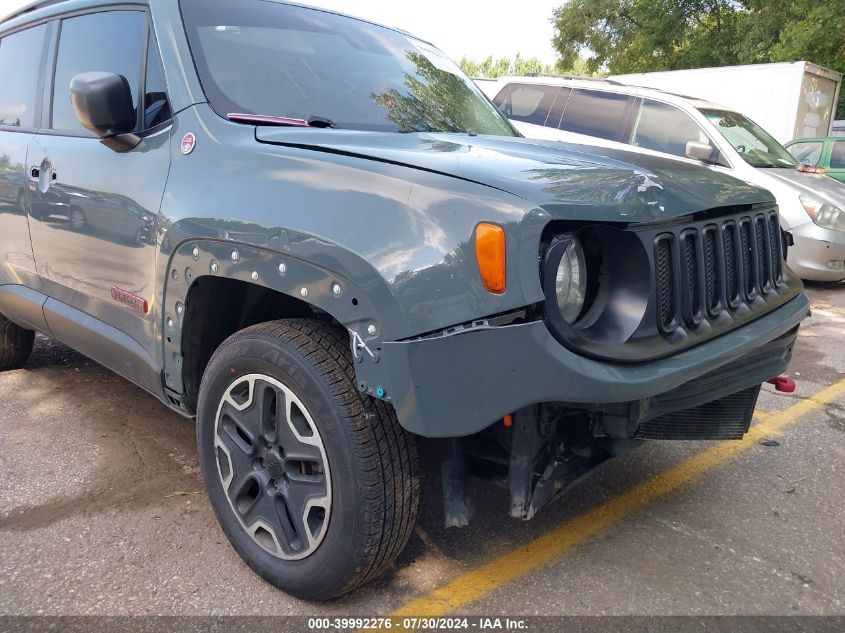 2015 Jeep Renegade Trailhawk VIN: ZACCJBCT6FPB85721 Lot: 39992276