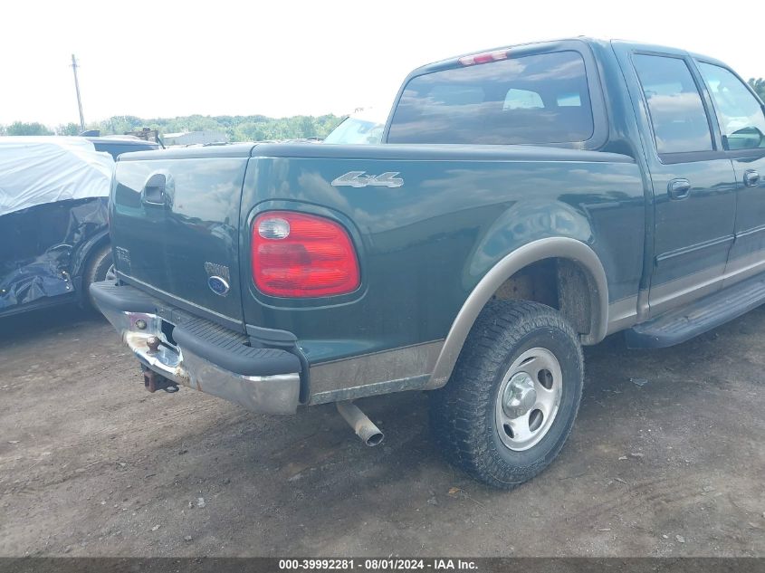 2002 Ford F-150 Lariat/Xlt VIN: 1FTRW08L82KE31584 Lot: 39992281
