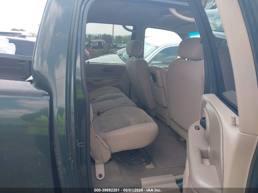 2002 Ford F-150 Lariat/Xlt VIN: 1FTRW08L82KE31584 Lot: 39992281