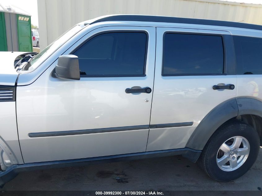 2007 Dodge Nitro Sxt VIN: 1D8GU28K47W578759 Lot: 39992300