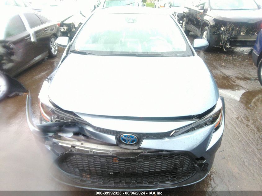 2022 Toyota Corolla Hybrid Le VIN: JTDEAMDE5N3007449 Lot: 39992323