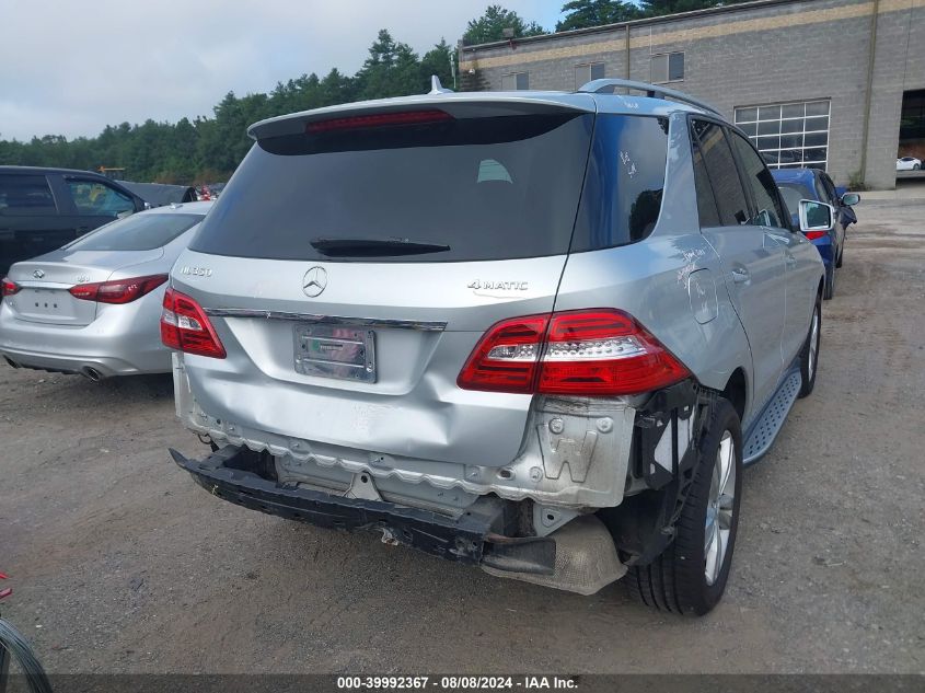 2012 Mercedes-Benz Ml 350 4Matic VIN: 4JGDA5HB0CA024312 Lot: 39992367