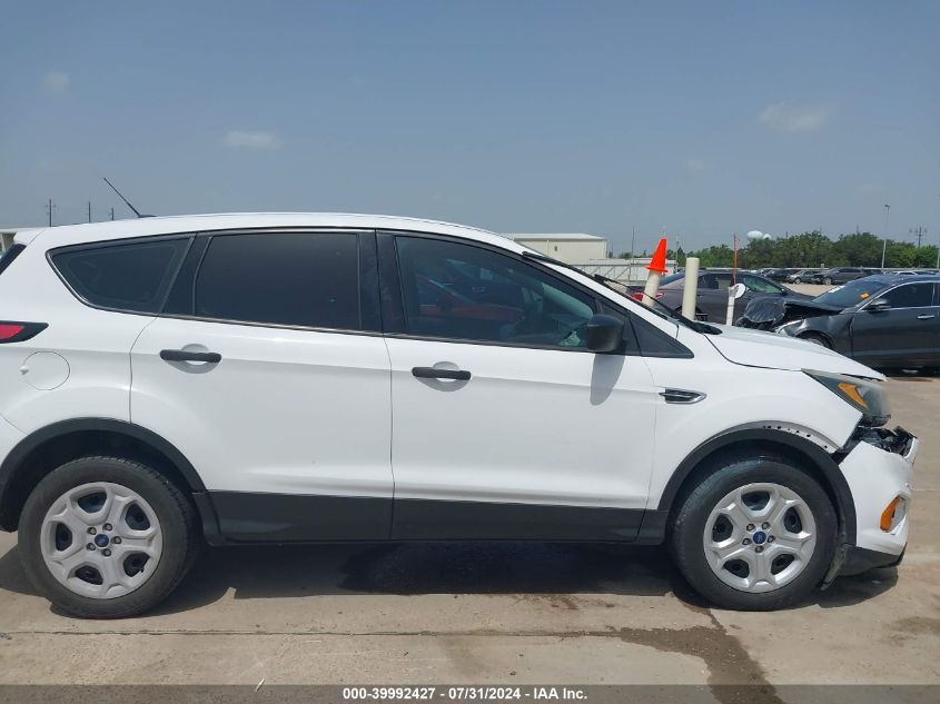 2018 Ford Escape S VIN: 1FMCU0F79JUA07380 Lot: 39992427