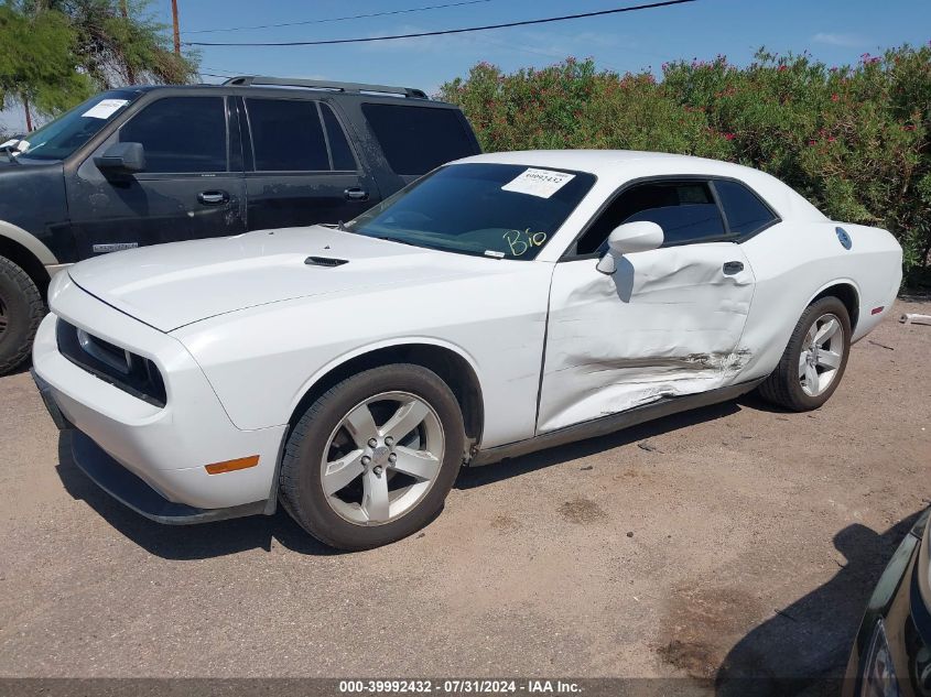 02C3CDYAGCH291911 2012 Dodge Challenger Police