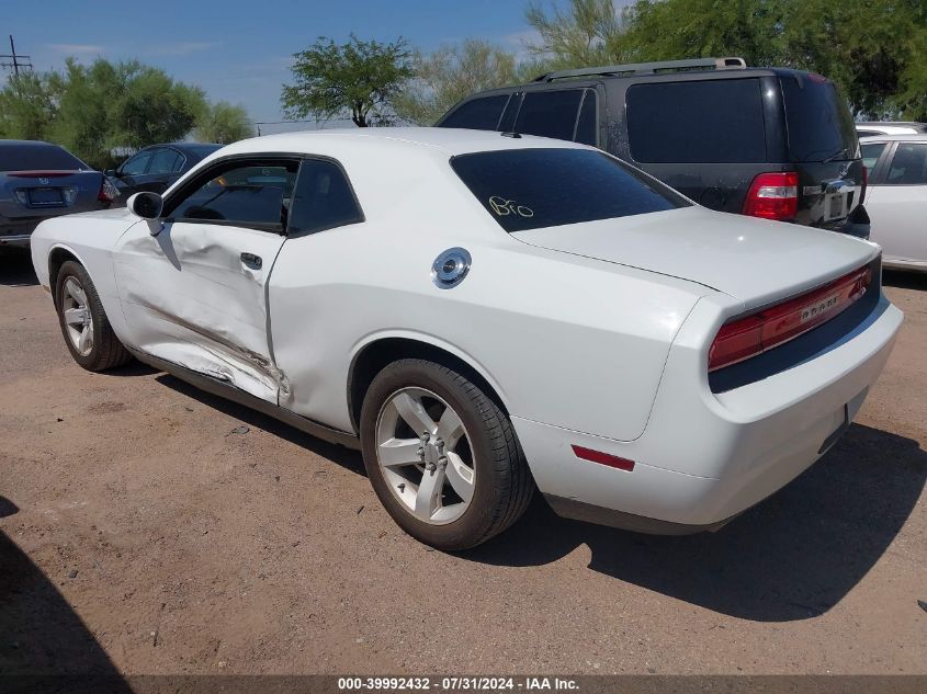 02C3CDYAGCH291911 2012 Dodge Challenger Police