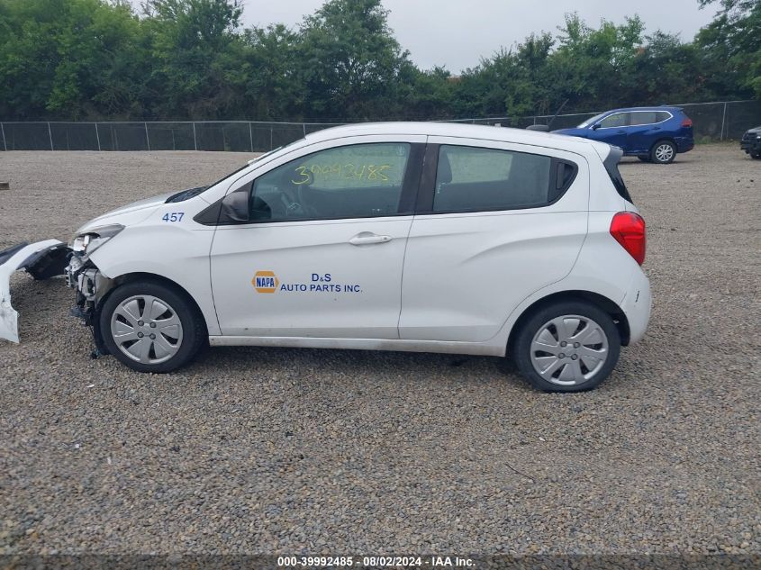 2017 Chevrolet Spark Ls Cvt VIN: KL8CB6SA0HC828827 Lot: 39992485