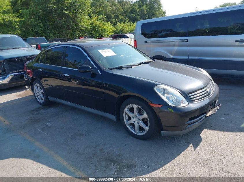 2003 Infiniti G35 Luxury Leather VIN: JNKCV51E93M019700 Lot: 39992498