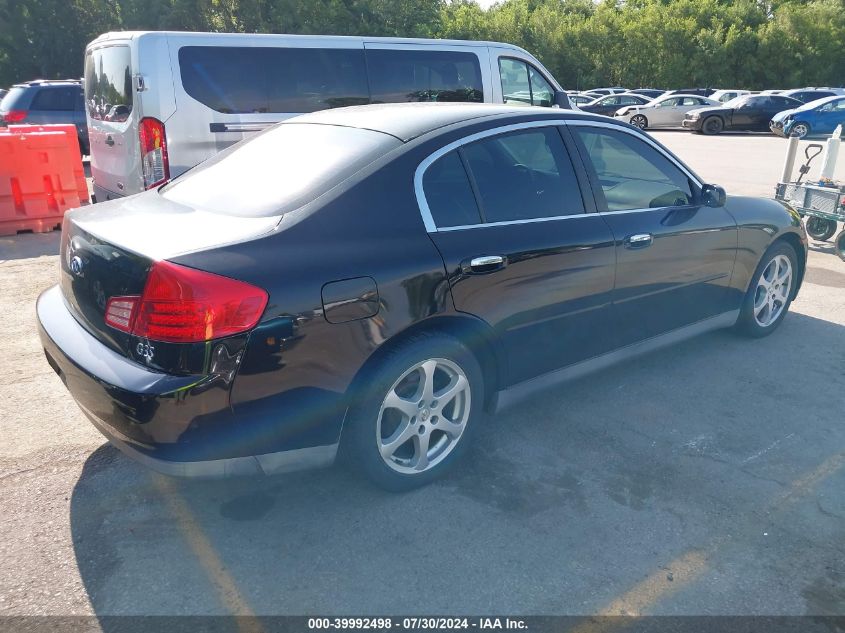 2003 Infiniti G35 Luxury Leather VIN: JNKCV51E93M019700 Lot: 39992498