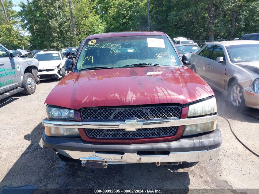 2003 Chevrolet Silverado 1500 Ls VIN: 2GCEC19V731340403 Lot: 39992505