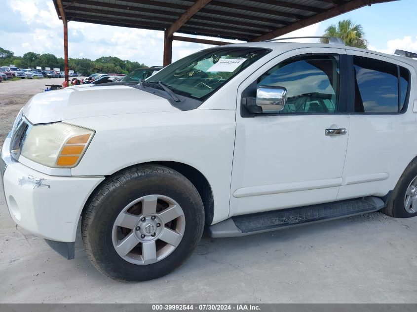 2004 Nissan Pathfinder Armada Le VIN: 5N1AA08A64N737092 Lot: 39992544