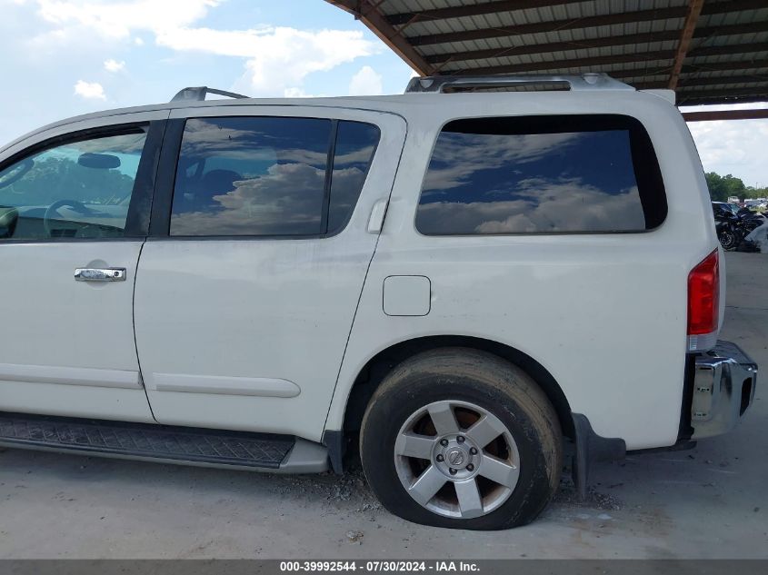 2004 Nissan Pathfinder Armada Le VIN: 5N1AA08A64N737092 Lot: 39992544