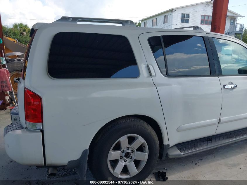 2004 Nissan Pathfinder Armada Le VIN: 5N1AA08A64N737092 Lot: 39992544