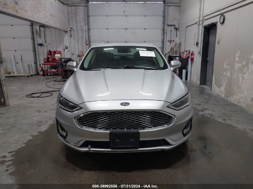 2019 Ford Fusion Titanium VIN: 3FA6P0D99KR182773 Lot: 39992556