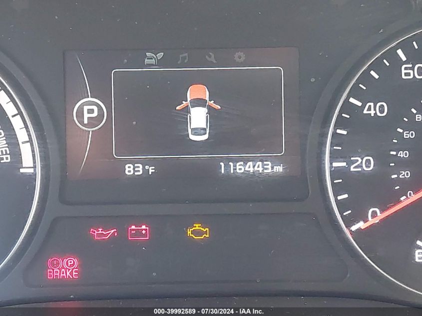 2017 Kia Optima Hybrid VIN: KNAGT4LE9H5009439 Lot: 39992589