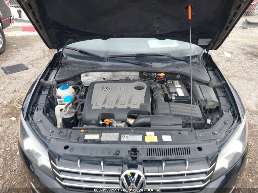 2012 Volkswagen Passat 2.0L Tdi Se VIN: 1VWBN7A36CC029451 Lot: 39992591